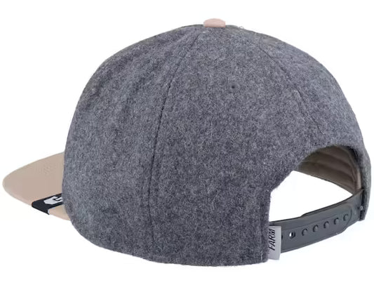 Heather Grey Snapback -lippalakki, jossa Mountain Deer -merkki