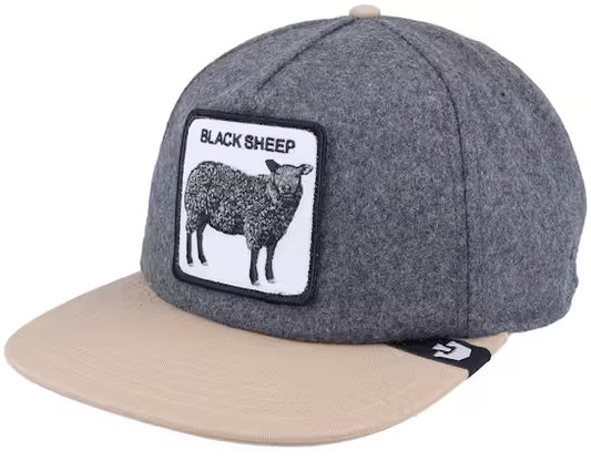 Heather Grey Snapback -lippalakki, jossa Mountain Deer -merkki