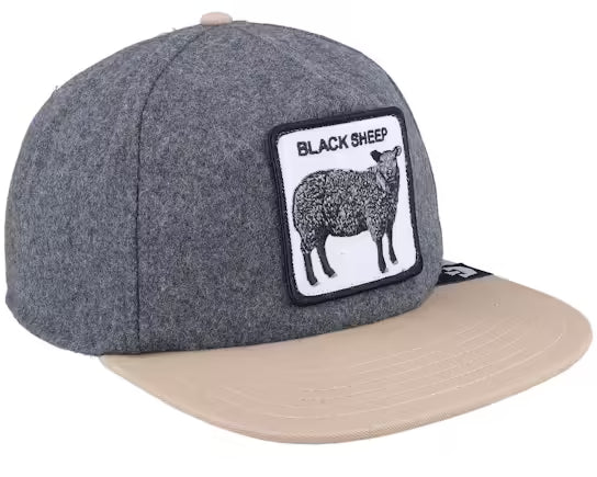 Heather Grey Snapback -lippalakki, jossa Mountain Deer -merkki